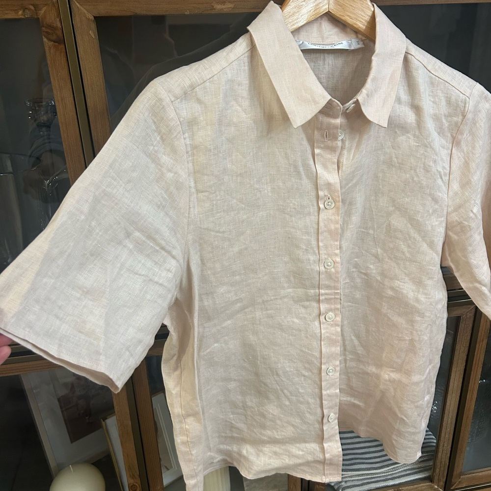 100% Linen Blouse Women - Picture 3 of 8